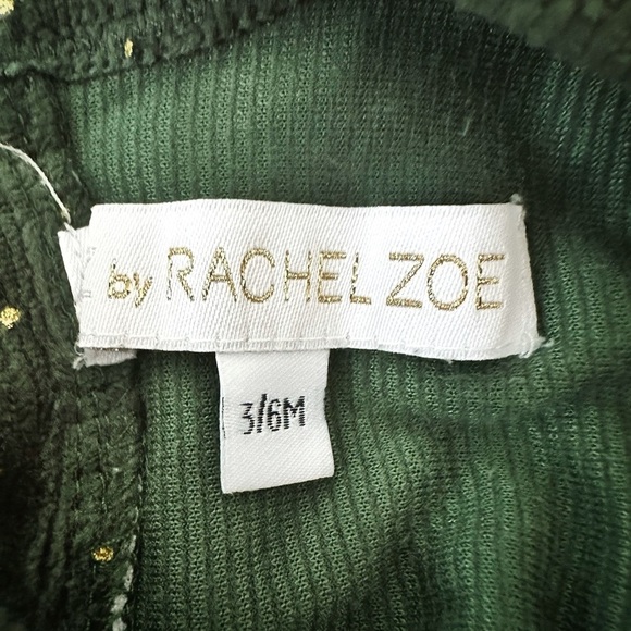 Rachel Zoe | Corduroy Ruffle Sleeve Bodysuit (3-6 mos) - Picture 4 of 5